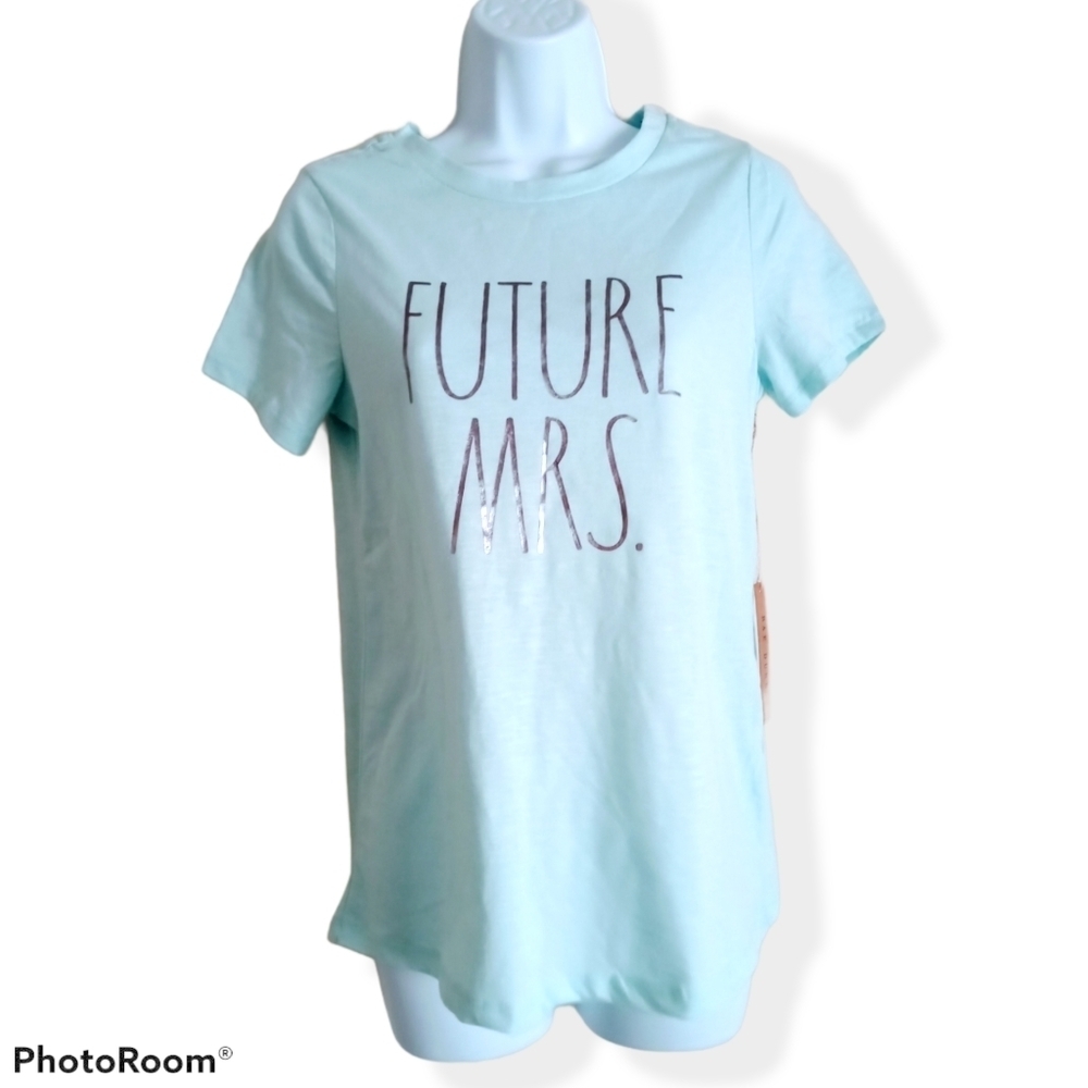 RAE DUNN Future Mrs. T-Shirt Classic Slub Size XS